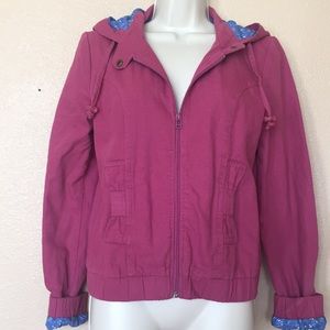 Tulle Anthropologie Hooded 100% Cotton Coat Small